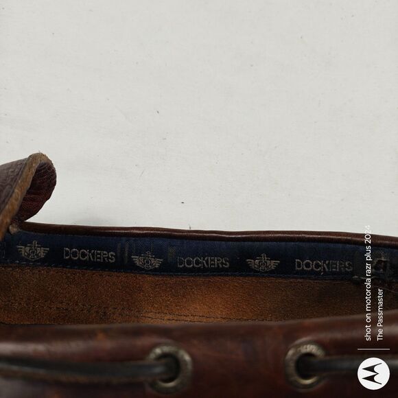 Men's DOCKERS Erie Brown Slip-On Tasseled Loafer Dress Shoes US Size 9.5 - Picture 6 of 12